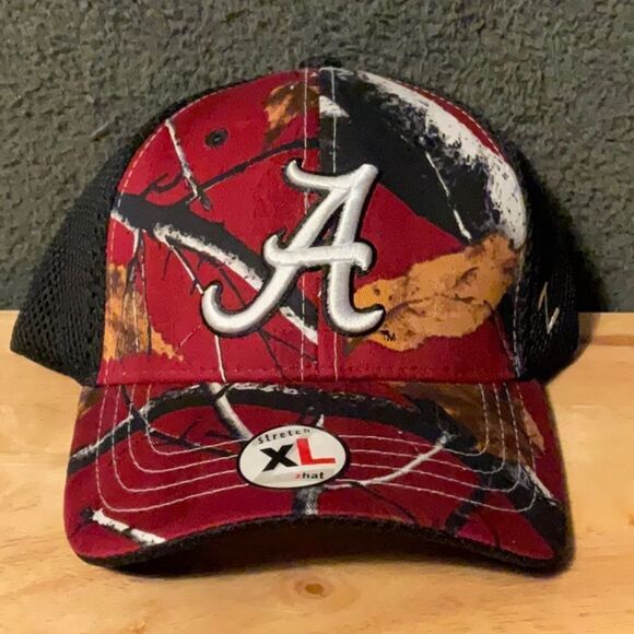 Zephyr Alabama Crimson Tide Xl Stretchfit Hat - New - Picture 1 of 8